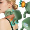 Amazon : $29.99 ($59.99) Neck Massager, Neck and Back Massager with Heat & 4D Kneading, Shiatsu Deep Tissue Wireless Massager for Shoulder Cervical Pain Relief, Portable Rechargeable for Home Office (Green)