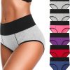 Amazon:  $9.99 ($19.99) Underwear for Women Cotton High Waist Panties