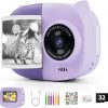 Amazon: $9.99 ($10.99) Portable Instant Camera for Kids Print Photos Travel Digital 1080P