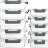 Amazon:  $32.99 ($41.24)  [10-Pack] Glass Meal Prep Containers with Lids, Food Storage