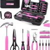 Amazon : $13.29 ($18.99) Tool Set Pink-40 Piece - General Household Hand Tool Kit with Plastic Toolbox Storage Case(Pink)
