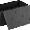 Amazon: $21.57 ($39.99) 30in Foldable Storage Ottoman Bench, Storage Chest