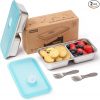 Amazon: $5.99 ($9.99) Stainless Steel Snack Containers, Food Storage,2 Compartment 2 Pcs