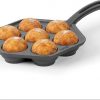 Amazon:  $16.99 ($19.97) Danish Aebleskiver Pan, Pre-Seasoned Cast Iron