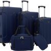 Amazon: $90.38 ($179.99) Chicago Hardside Expandable Spinner Luggages, Navy Blue, 5 Piece Set