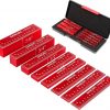 Amazon : $32.99 ($48.99) Setup Blocks Height Gauge Set, 8pcs Precision Aluminum Setup Bars for Router and Table Saw Accessories Woodworking Set Up, Bars Include Laser Engraved Size Markings (Extra Long 4 Inch)