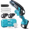 Amazon: $19.74 ($37.97) Mini Chainsaw, 6-inch Mini Chainsaw Cordless, Handheld Electric Power
