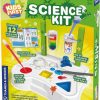 Amazon  : $9.99 ($24.95) Thames & Kosmos Kids First Science Kit | STEM Learning, Intro to Chemistry for Ages 5+ | Safe & Educational Lab Setup with 20+ Durable Tools, 12 Experiments | Explore Lab Skills & Science Concepts