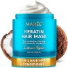 Amazon : $19.95 ($31.20) MAREE Deep Conditioning Hair Mask for Damaged Hair Treatment – Keratin Hair Care for Hydrating Growth Repair Moisturizing – Dry Curly Color Refreshing – Tratamiento Mascarilla Para el Cabello Seco