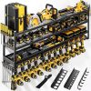 Amazon: $39.99 ($79.99) 49″ W Large Power Tool Organizer Wall Mount, 4 Layer Heavy Duty Loads 800 lbs