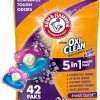 Amazon : $8.52 ($9.99) Arm & Hammer Plus OxiClean With Odor Blasters Laundry Detergent 5-IN-1 Power Paks, 42CT (Packaging may vary)