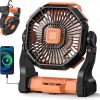 Amazon: $16.62 ($33.24) Camping Fan Battery Powered -20000mAh Portable Rechargeable Fans