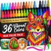 Amazon:  $9.99 ($14.99) 36 Acrylic Paint Markers for Rock, Fabric, Wood