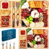 Amazon: $14.99 ($29.99) Large Bamboo Charcuterie Boards, Cheese Board and Knife Set