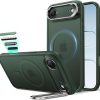 Amazon:$24.98 ($29.98)ESR for iPhone Air Case with Stash Stand, Camera Control Cover Compatible with MagSafe, Military-Grade Drop Protection Magnetic Phone Case for iPhone 17 Air, Scratch-Resistant Back Cover,Frosted Green