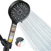 Amazon :$20.89 ($21.99)Cobbe Filtered Shower Head with Handheld, High Pressure 6 Spray Mode Showerhead with Filters, Water Softener Filters Beads for Hard Water - Remove Chlorine - Reduces Dry Itchy Skin, Matte Black