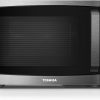 Amazon :$99.99 ($105.03)TOSHIBA ML-EM09PA(BS) Small Microwave Oven with 6 Auto Menus, Mute Function, LED Lighting Countertop Microwave Perfect for Kitchen, 0.9 Cu Ft, 10.6 Inch Removable Turntable, 900W Black Stainless Steel