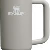 Amazon : $25.00 ($40.00) STANLEY Quencher H2.0 Tumbler with Handle and Straw 30 oz | Flowstate 3-Position Lid | Cup Holder Compatible for Travel | Insulated Stainless Steel Cup | BPA-Free | Ash