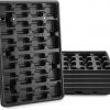 Amazon: $6.99 ($9.99) 24 Cell Nursery Pots Trays 5 Pack (17″x11″x1.6″), Reusable Plant Pot Tray