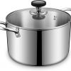 Amazon: $21.99 ($26.99) Tri-Ply Stainless Steel Stock Pot, 6.5 Quart Heavy Duty Induction
