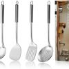 Amazon: $9.99 ($13.99) Cooking Utensils Set – 4 Pcs Stainless Steel Kitchen Utensils