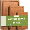 Amazon: $12.99 ($29.99) 3-Piece Set Bamboo Cutting Board for Kitchen