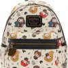 Amazon : $42.49 ($84.99) Loungefly Harry Potter Chibi Art All Over Print Womens Double Strap Shoulder Bag Purse
