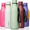 Amazon : $9.99 ($13.99) BJPKPK Insulated Water Bottles, 18 oz Stainless Steel Metal Water Bottle with Strap, BPA Free Leak Proof Jugs, Mugs, Flasks, Reusable Thermal Flasks for Sports & Travel, Macaron Green