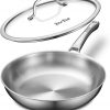Amazon:  $29.98 ($53.99) Stainless Steel Pan, 12 Inch with Lid Stainless Steel Frying Pan
