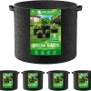 Amazon:  $5.98 ($7.99) 4-Pack Fabric Grow Bags 5 Gallon, Thickened Nonwoven Garden Pots