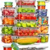 Amazon : $19.99 ($26.99) 40 Piece Food Storage Containers with Lids(20 Containers & 20 Lids), BPA-Free Plastic Food Containers for Kitchen Storage and Organization, Leak Proof Meal Prep Container, Includes Labels & Pen
