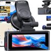 Amazon - Pelsee S3 Touch 4K Dash Cam Front and Rear, STARVIS 2 Sensor, STARLIT™ Full Color Night Vision, 128GB Card, WiFi 6, ADAS, Dash Camera for Cars with 3.39''IPS Screen, Voice Control, 24H Parking Mode GPS