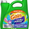 Amazon : $12.00 ($15.99) Gain + Odor Defense Liquid Laundry Detergent, Super Fresh Blast Scent, 107 Loads, HE Compatible Washing Soap (Packaging May Vary)