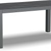Amazon:$187.99 ($189.99)Homestyles Grayton Outdoor Coffee Table – 40-Inch Wide Aluminum Patio Table, Slatted Top, Rust-Resistant Frame, Easy Assembly, Gray