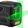 Amazon :$27.98 ($49.97)Fanttik D2 Pocket Green Laser Level, 100 ft Self-Leveling Cross Line Laser, Type-C Rechargeable, Rotatable 360 Degree, Pulse Mode, Magnetic Bracket, Carrying Pouch, for Picture Hanging and Home DIY