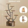 Amazon : $39.99 ($56.06) YITAHOME Tall Bookshelf with LED Light, Artistically Designed Tree Bookshelf with Cats Litter Box, 8-Tier Unique Bookshelves Corner Display Shelf for Home Office, Bedroom