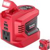 Amazon : $26.99 ($29.99) Ecarke 200W Portable Power Inverter Compatible with Milwaukee 18V Battery, DC 18V to AC 110V Power Station with 1 AC Outlet, 2 USB, 1 Type-C & LED Light, for Outdoor Emergency Use (No Battery)