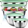 Amazon:  $20.96 ($27.95) Stainles Steel Mixing Bowls with Lids Set,5-Piece