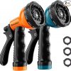 Amazon: $9.88 ($13.99) Garden Hose Nozzle Sprayer: 2 Pack 10 Watering Patterns