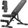 Amazon : $109.97 ($149.99) FLYBIRD WB5 Weight Bench, ASTM-Certified 800LBS Adjustable Weight Bench Workout Bench Foldable for Home Gym, 90° to -30° FID and 30in Extended Backrest for Bench Press Strength Training Exercise