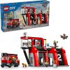 Amazon : $63.95 ($79.99) LEGO City Fire Station with Fire Truck Toy - Kids Toy Building Sets with 2 Fire Truck Attachments - Gifts for Boys & Girls Ages 6+ - Pretend Play Set with 5 Minifigures - 60414