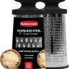 Amazon: $9.98 ($14.99)  Stainless Steel Cheese Grater – 9.5″ Oval Handheld Box Grater