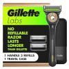 Amazon : $15.58 ($24.99)  GilletteLabs With Exfoliating Bar Shaving Razor For Men, 1 Handle, 3 Blade Refills, Includes Travel Case for Convenient Storage On The Go