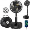Amazon : $39.99 ($79.99) Portable Travel Fan, Foldable Standing Fan for Bedroom, 112H Run & 9 Speeds, Rechargeable Fan With Timer & Remote, Collapsible Oscillating Fan for Travel Cruise Essential Home RV Outdoor Power Outage