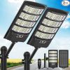 Amazon:$35.99 ($85.99)Solar Lights Outdoor Waterproof–6500K LED Street Lights with Motion Sensor & Remote, Dusk to Dawn Flood Lights, Wide Angle Illumination Solar Parking Lot Lights for Yard, Patio, Garage (2 Pack)